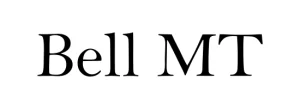 Lettertype Bell MT